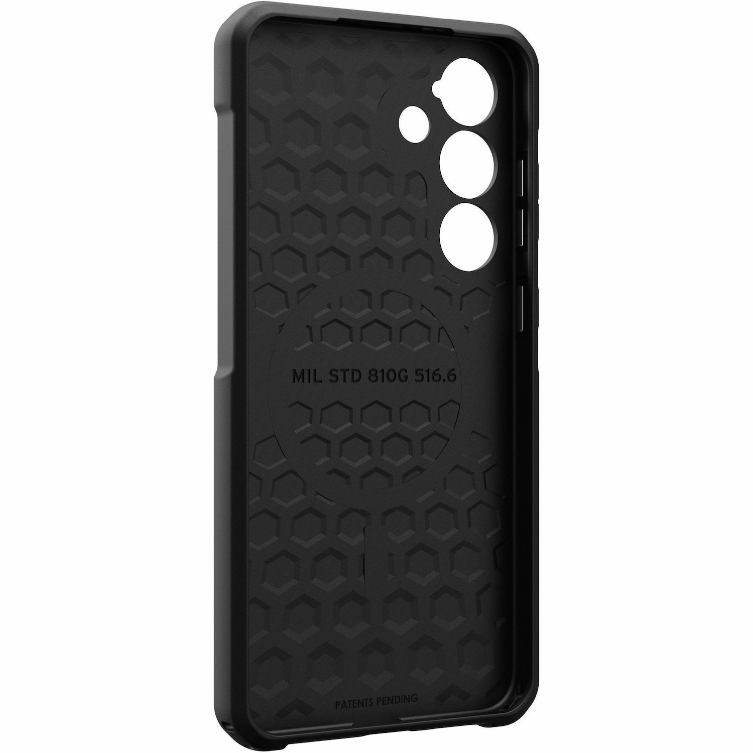 Urban Armor Gear Metropolis LT Case for Samsung Galaxy S25+ Smartphone - Hex Pattern - Kevlar Black