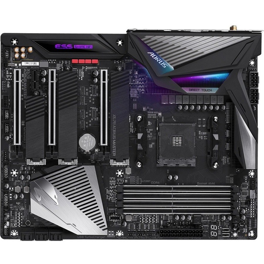 Aorus Ultra Durable X570 AORUS MASTER Desktop Motherboard - AMD X570 Chipset - Socket AM4 - ATX