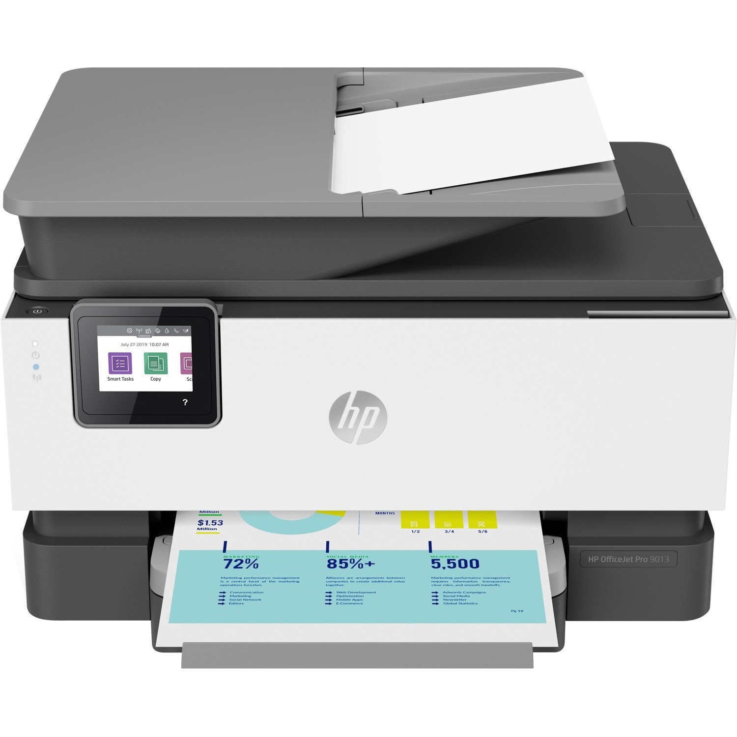 HP Officejet Pro 9013 Wireless Inkjet Multifunction Printer - Colour