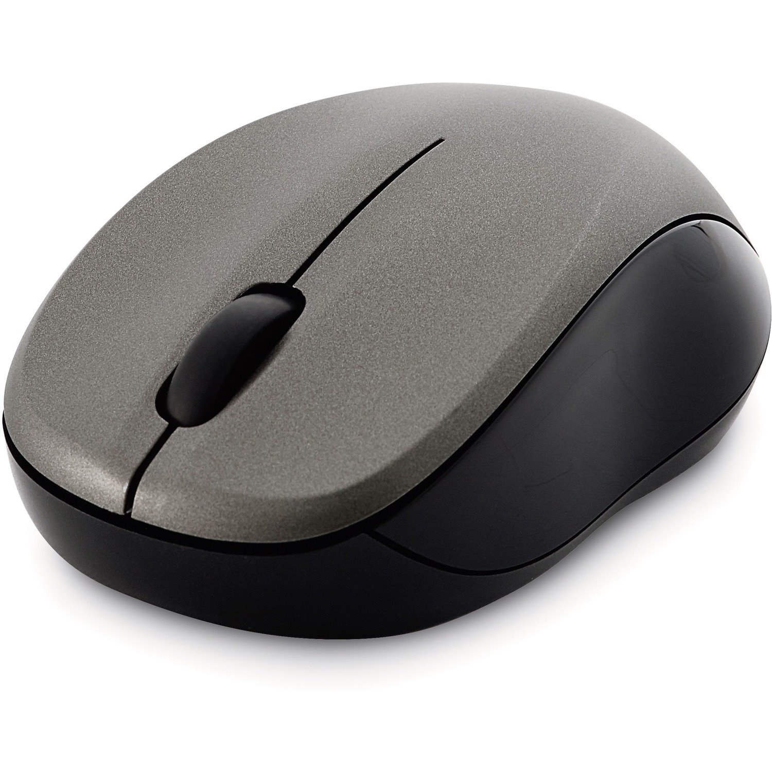 Verbatim Silent Mouse - Radio Frequency - USB Type A - Blue LED/Optical - 3 Button(s) - Graphite - 1 Each