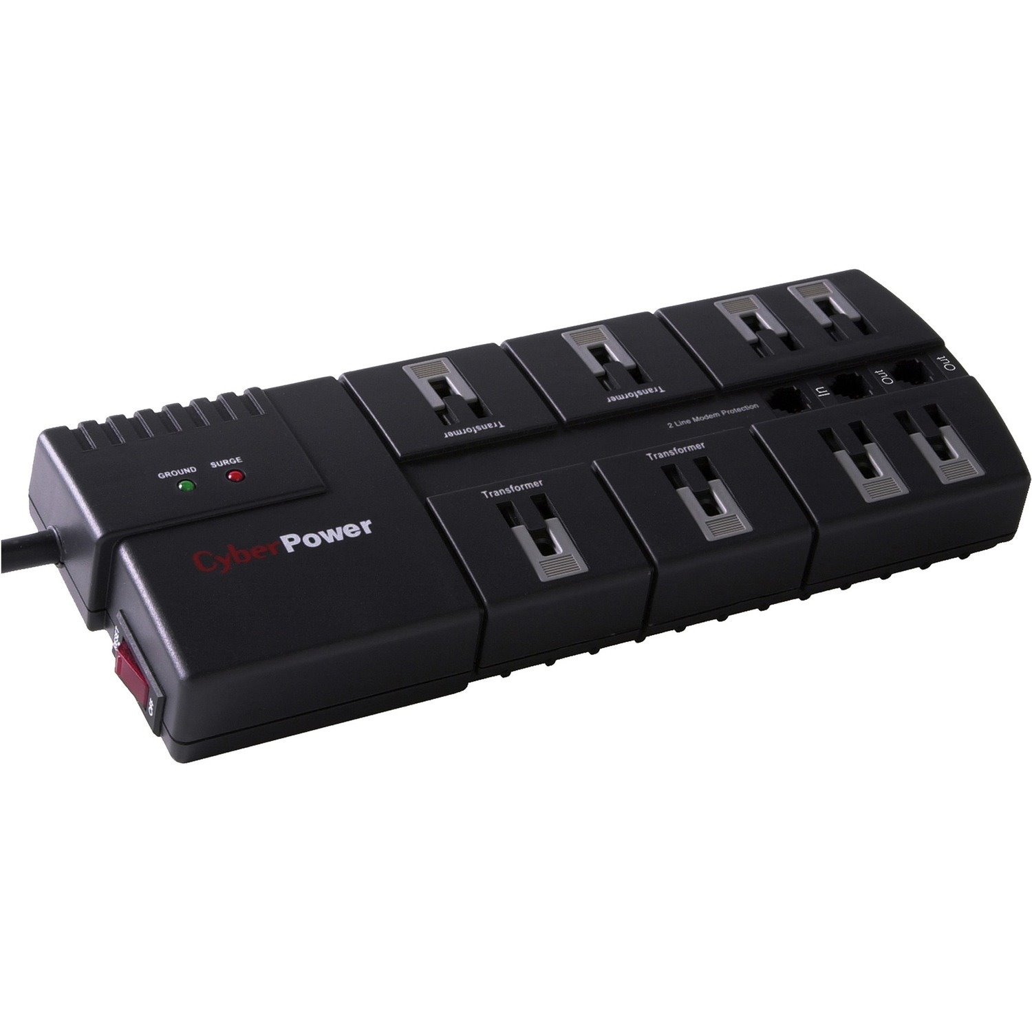 CyberPower Office 850 2400J 8-Outlet Surge Suppressor