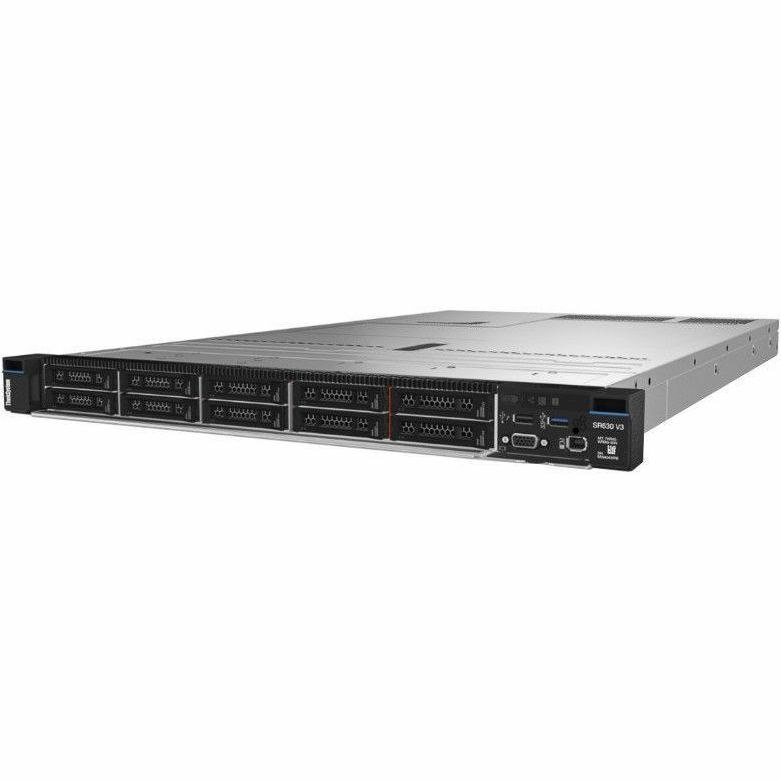 Lenovo ThinkSystem SR630 V3 7D73A05QNA 1U Rack Server - 1 Xeon Silver 4514Y 2 GHz - 32 GB RAM - 12Gb/s SAS Controller