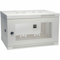 Eaton Tripp Lite Series SmartRack 6U Low-Profile Switch-Depth Wall-Mount Mini Rack Enclosure, White