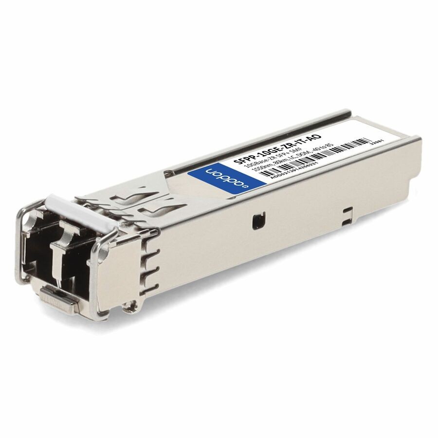 AddOn Juniper Networks&reg; SFPP-10GE-ZR-IT Compatible TAA 10GBase-ZR SFP+ Transceiver (SMF, 1550nm, 80km, LC, DOM, -40 to 85C)