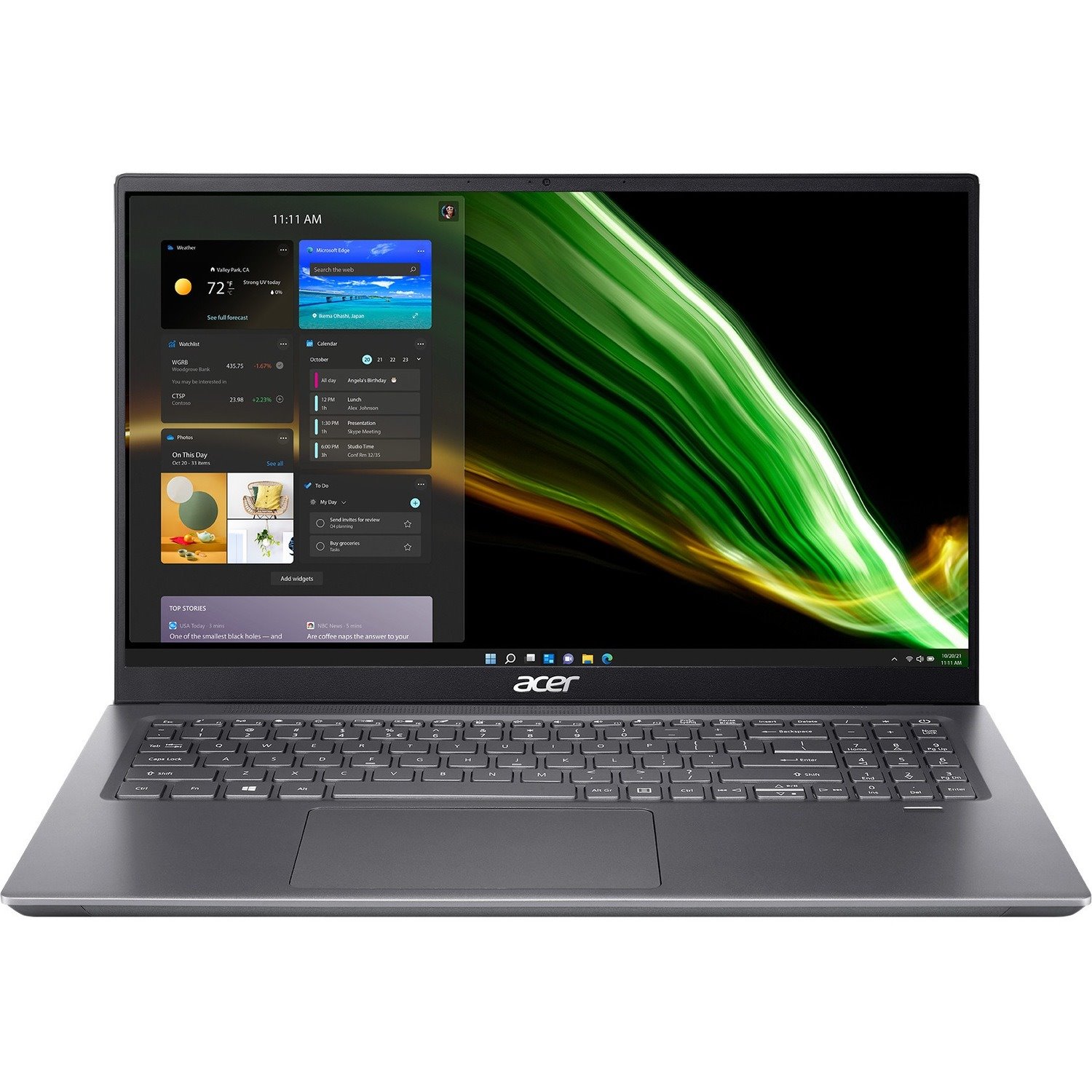 Acer Swift X SFX16-51G SFX16-51G-538T 16.1" Notebook - Full HD - Intel Core i5 11th Gen i5-11320H - 8 GB - 512 GB SSD - English Keyboard