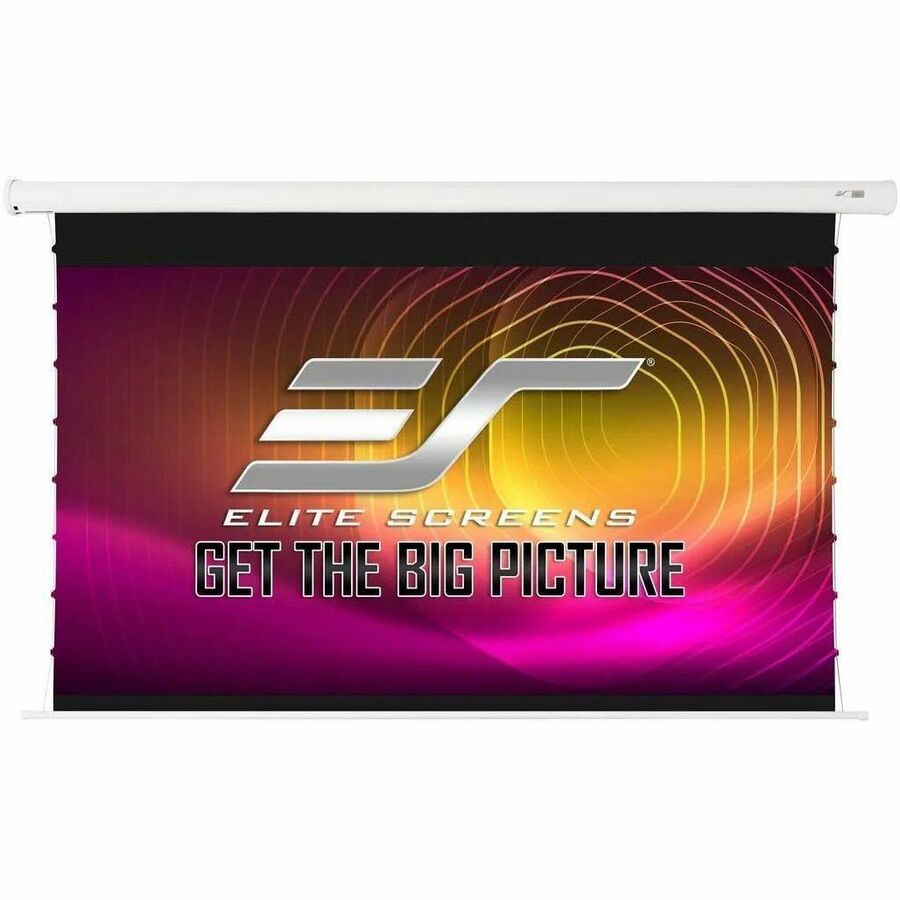 Elite Screens Elite Vmax Tab-Tension 3 Matte White Electric Screen, 125In Diag., 16:9, Viewing