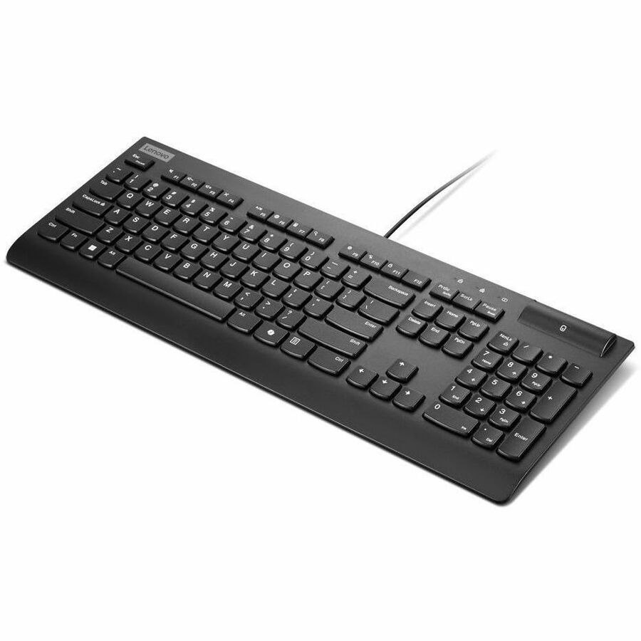 Lenovo Keyboard - Cable Connectivity - USB Type A Interface - English (UK) - Black