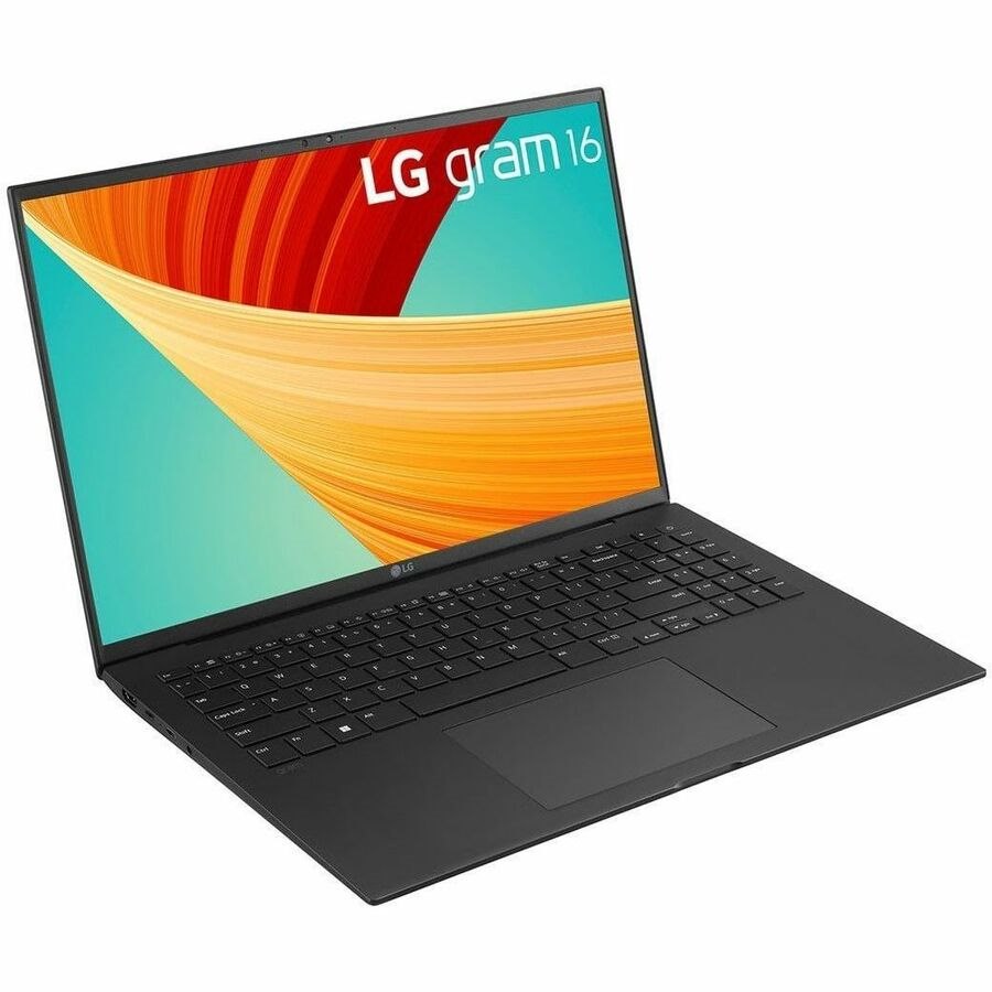 LG gram 16Z90R-Q.APB6U1 16" Notebook - WQXGA - Intel Core i5 13th Gen i5-1350P - vPro Technology - Intel Evo Platform - 16 GB - 512 GB SSD - English (US) Keyboard - Obsidian Black