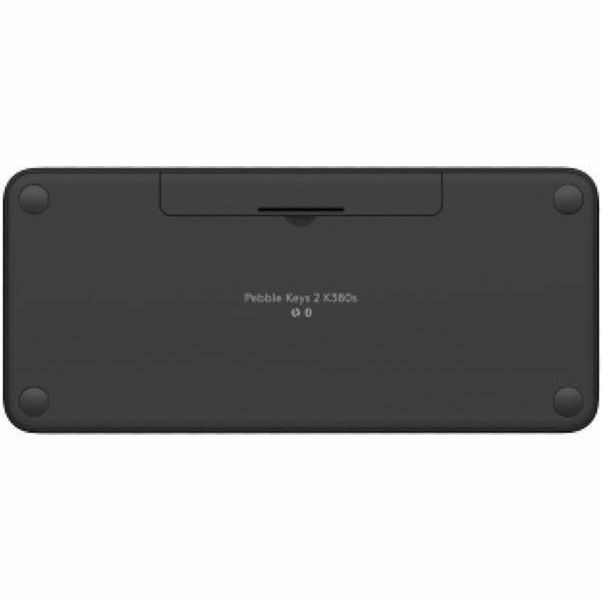Logitech Pebble Keys 2 K380s Keyboard - Wireless Connectivity - USB Interface - English (US) - Tonal Graphite