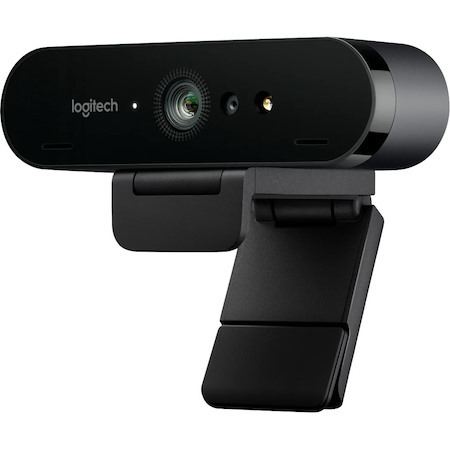 Logitech Brio Stream, Ultra 4K HD Video Calling, Noise-Canceling mic, HD Auto Light Correction, Wide Field of View, Black