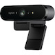 Logitech Brio Stream, Ultra 4K HD Video Calling, Noise-Canceling mic, HD Auto Light Correction, Wide Field of View, Black