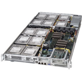 Supermicro SuperServer 6017R-73THDP+ Server Barebone System - 1U Rack-mountable - Socket R LGA-2011 - 2 x Processor Support