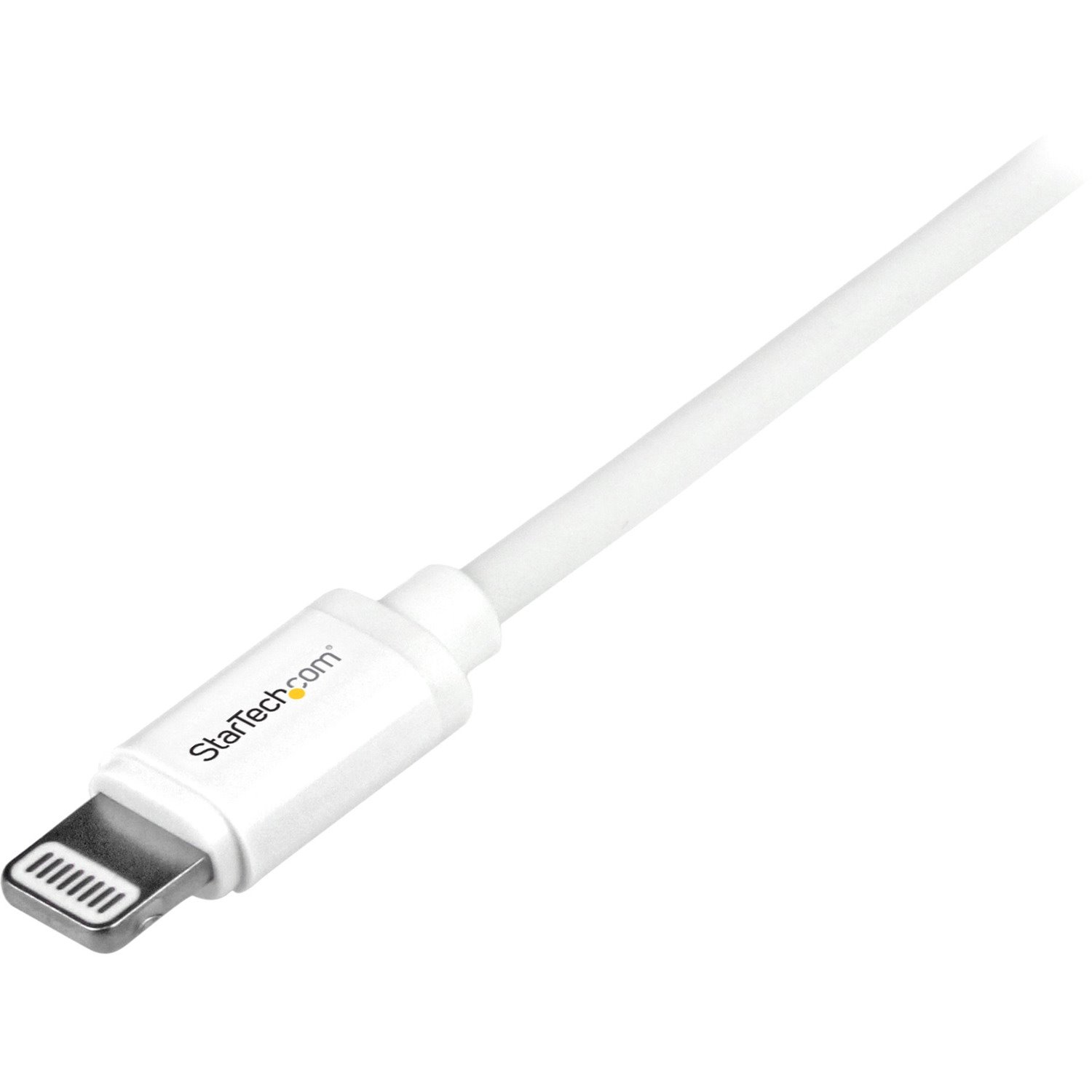 StarTech.com 1m (3ft) White AppleÂ&reg; 8-pin Lightning Connector to USB Cable for iPhone / iPod / iPad