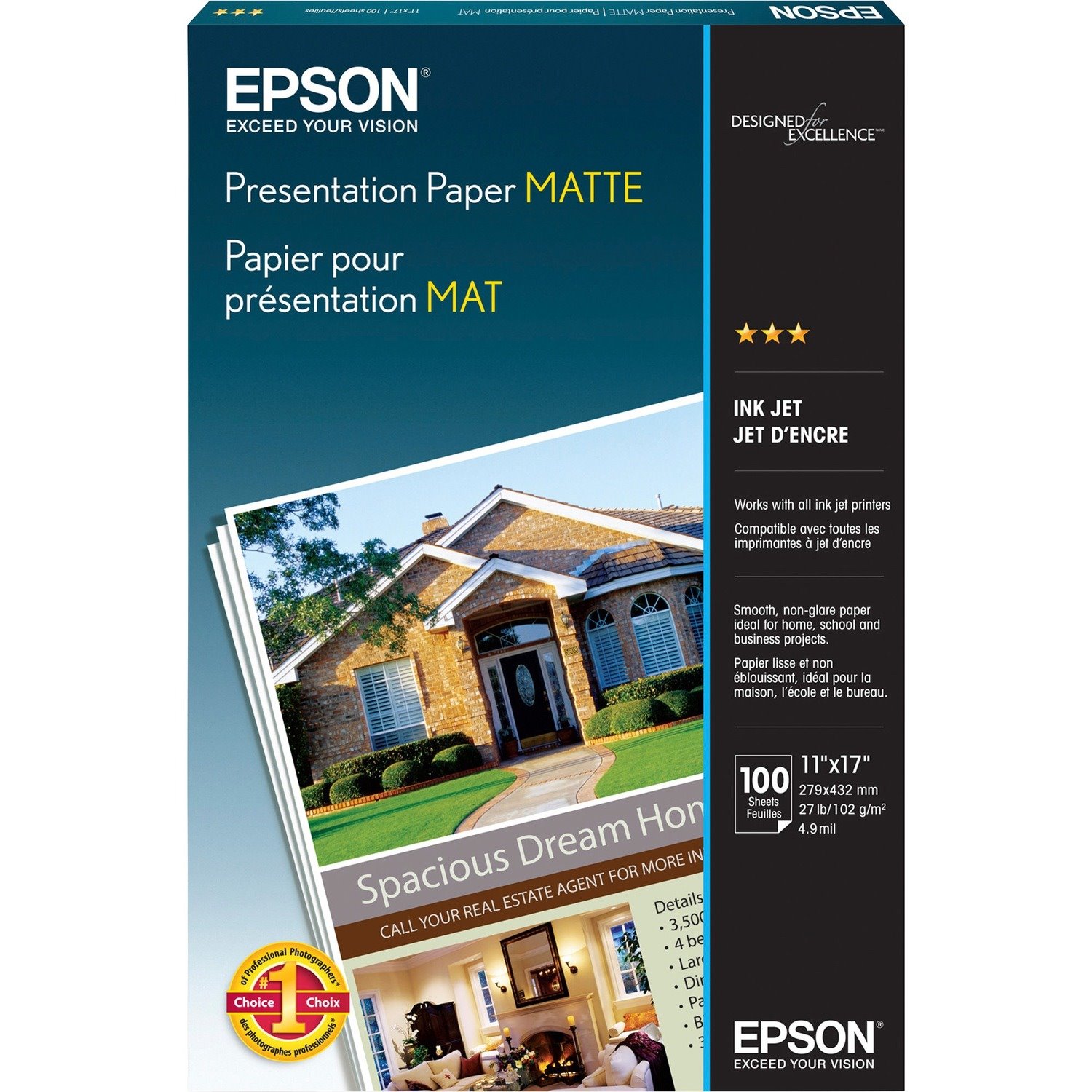 Epson Matte Inkjet Presentation Paper