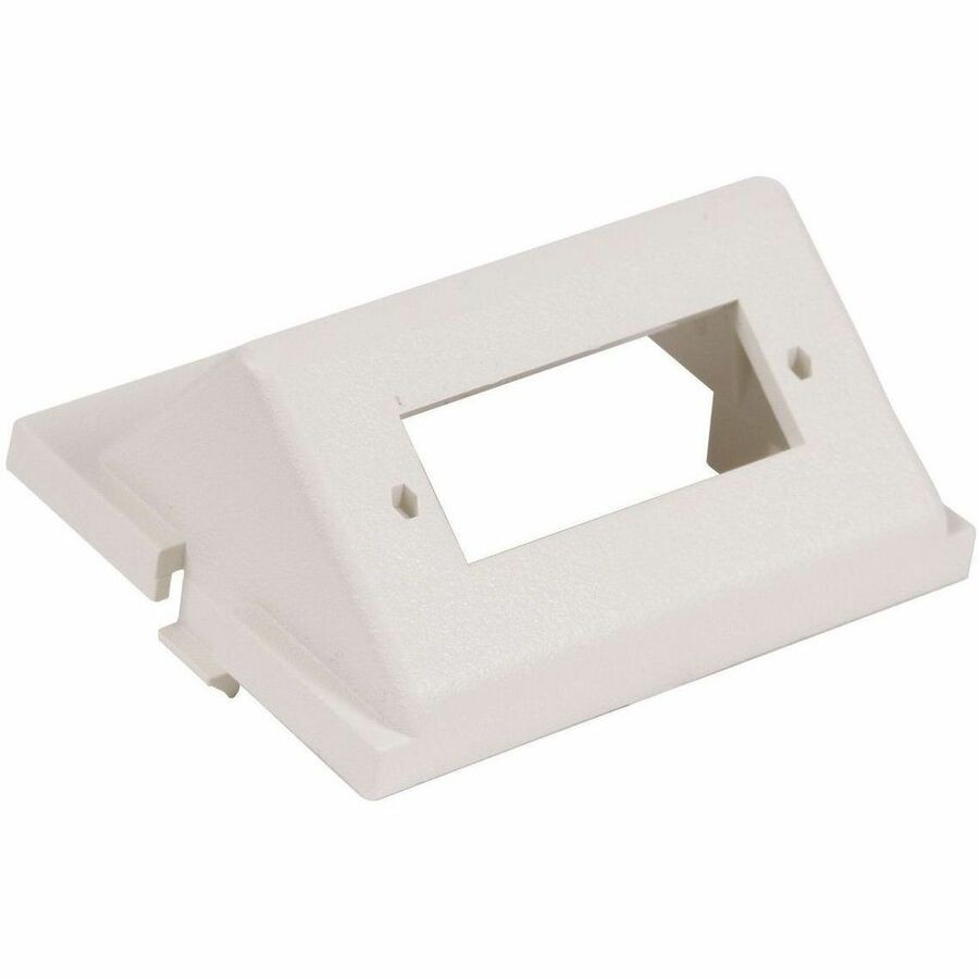 Bryant Audio/Video Unloaded Module, SC Angled, 1 Duplex, 1.5 Unit, Office White