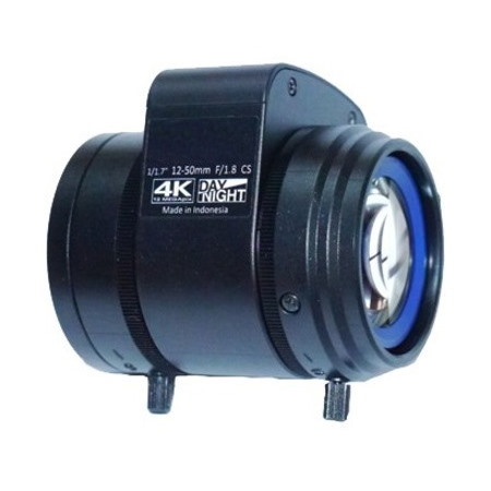 Wisenet SLA-T-M1250DN - 12 mm to 50 mm - f/1.8 - f/2.4 - Varifocal Lens for CS Mount