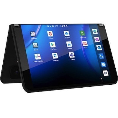 Microsoft Surface Duo 2 128 GB Smartphone - 8.3" Flexible Folding Screen AMOLED 2688 x 1892 - Octa-core (Kryo 680Single-core (1 Core) 2.84 GHz + Kryo 680 Triple-core (3 Core) 2.42 GHz + Kryo 680 Quad-core (4 Core) 1.80 GHz - 8 GB RAM - Android 11 - 5G - Obsidian