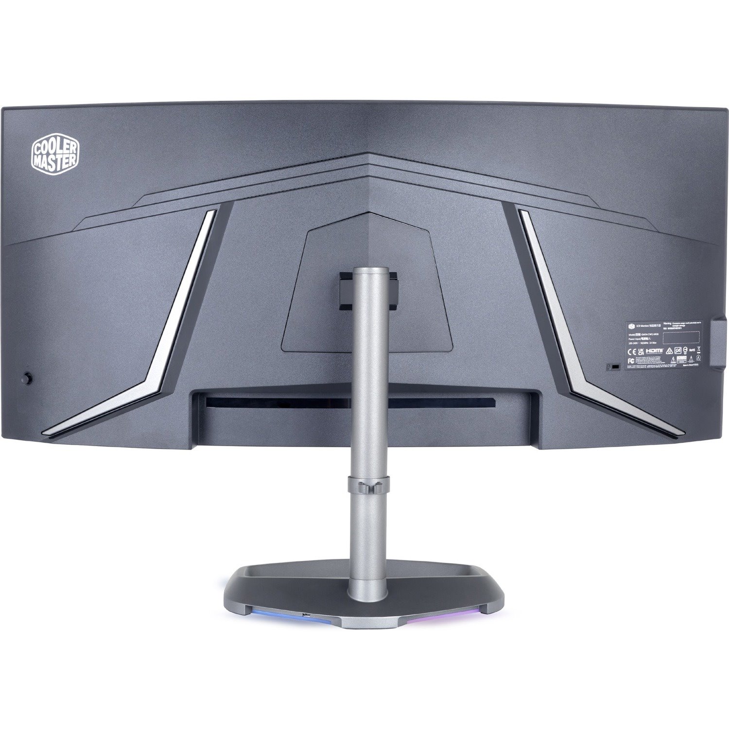 Cooler Master GM34-CWQ ARGB 34" Class UW-QHD Curved Screen Gaming LCD Monitor - 21:9