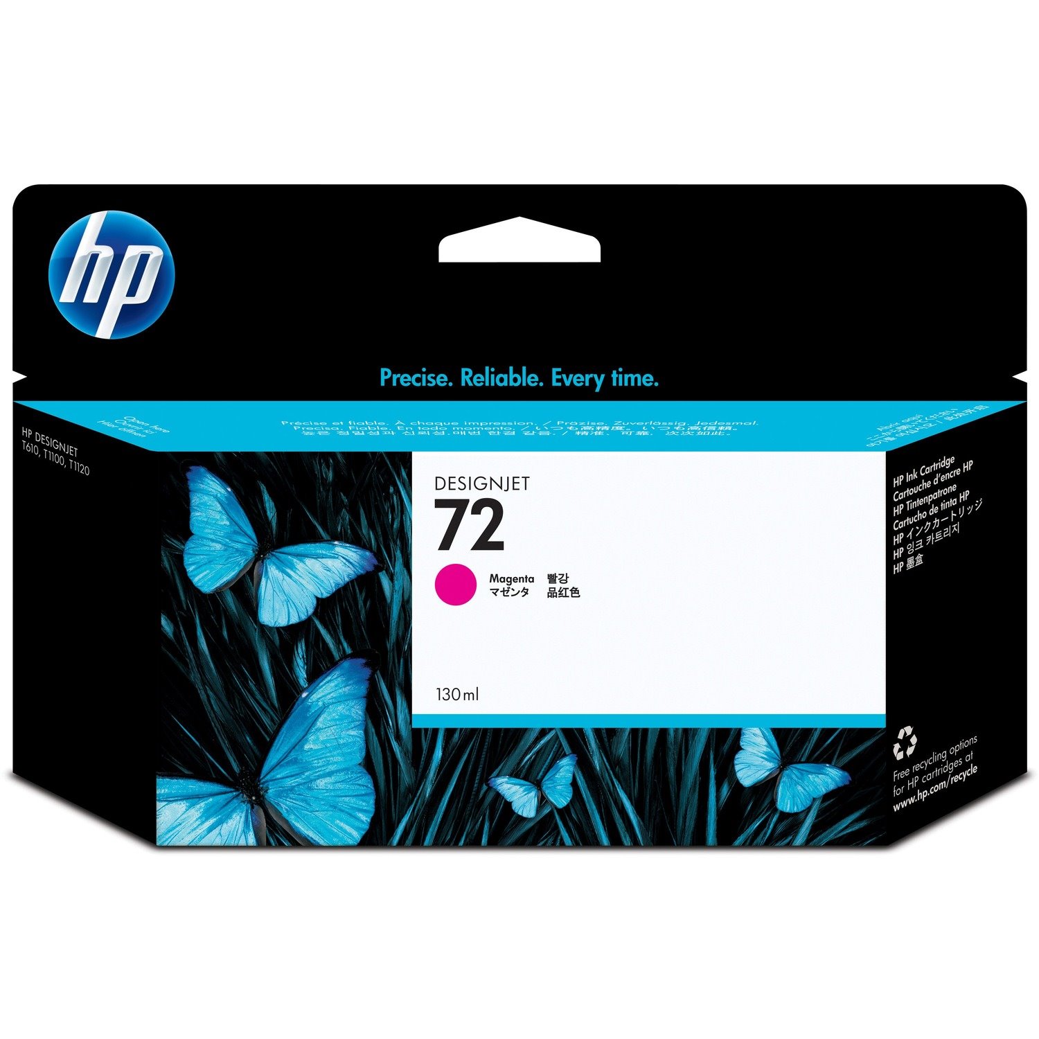 HP 72 Original Inkjet Ink Cartridge - Magenta - 1 Each