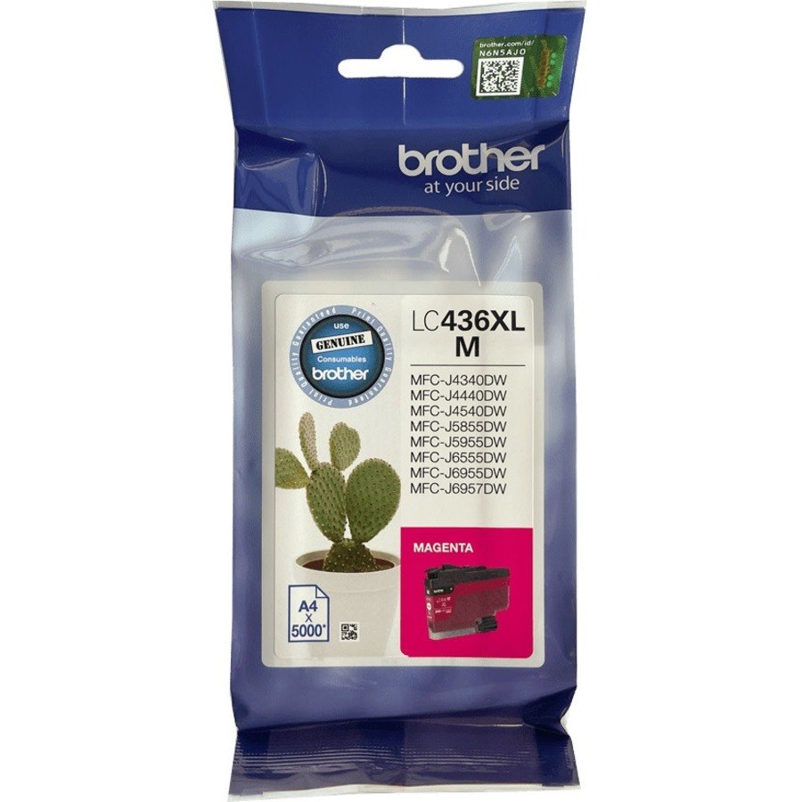 Brother LC436XLM Original Inkjet Ink Cartridge - Single Pack - Magenta - 1 Pack