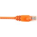 Black Box CAT6 Value Line Patch Cable, Stranded, Orange, 20-ft. (6.0-m), 5-Pack
