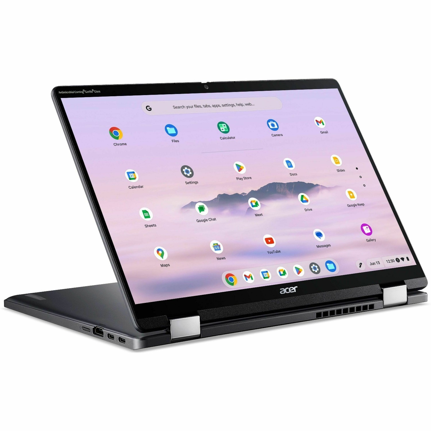 Acer Chromebook Plus Spin 714 CPE794-1N CPE794-1N-77P3 14" Touchscreen Convertible 2 in 1 Chromebook - WUXGA - 60 Hz - Intel Core Ultra 7 155U - 16 GB - 256 GB PCI Express NVMe 4.0 SSD - English (US) Keyboard - Iron