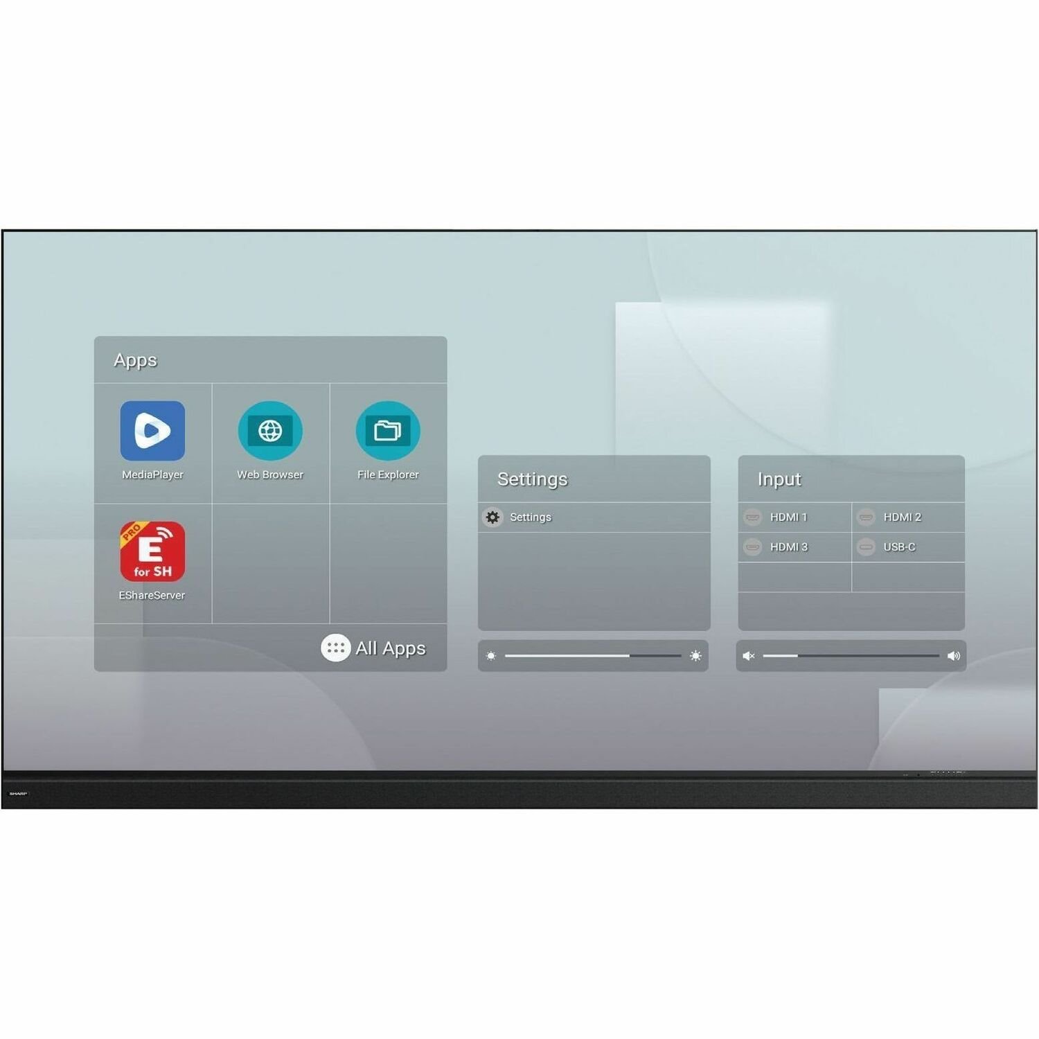 Sharp 165" LD-AF Series All-in-one FHD LED
