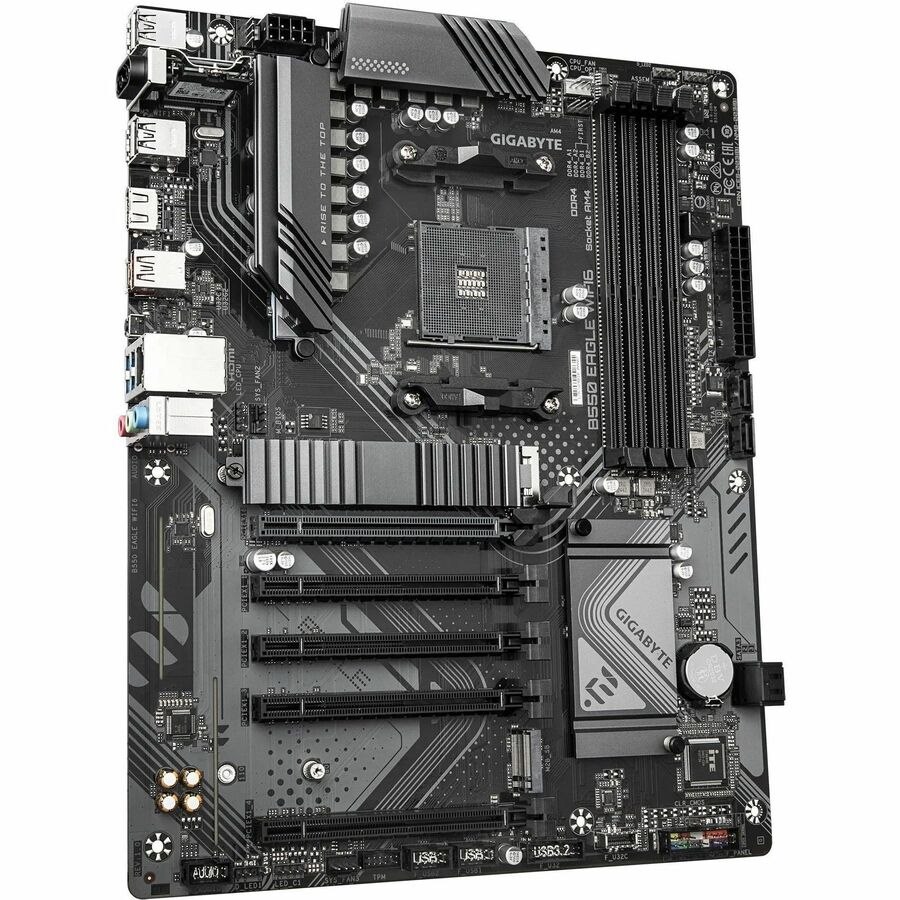 GIGABYTE1 B550 EAGLE WIFI6 Gaming Desktop Motherboard - AMD B550 Chipset - Socket AM4 - ATX