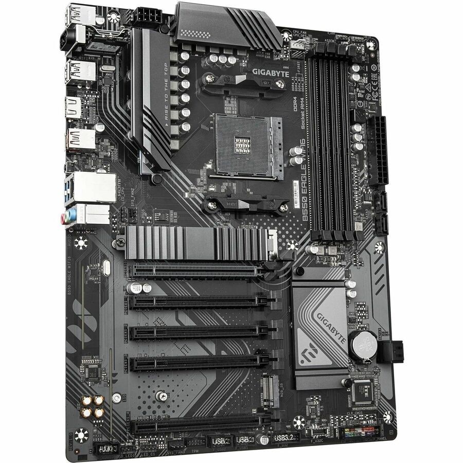 GIGABYTE B550 EAGLE WIFI6 Gaming Desktop Motherboard - AMD B550 Chipset - Socket AM4 - ATX