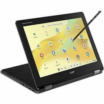 Acer Chromebook Spin 512 R857TN R857TN-P5QA 12.2" Touchscreen Convertible 2 in 1 Chromebook - WUXGA - Intel - 8 GB - 64 GB Flash Memory - English (US) Keyboard - Black