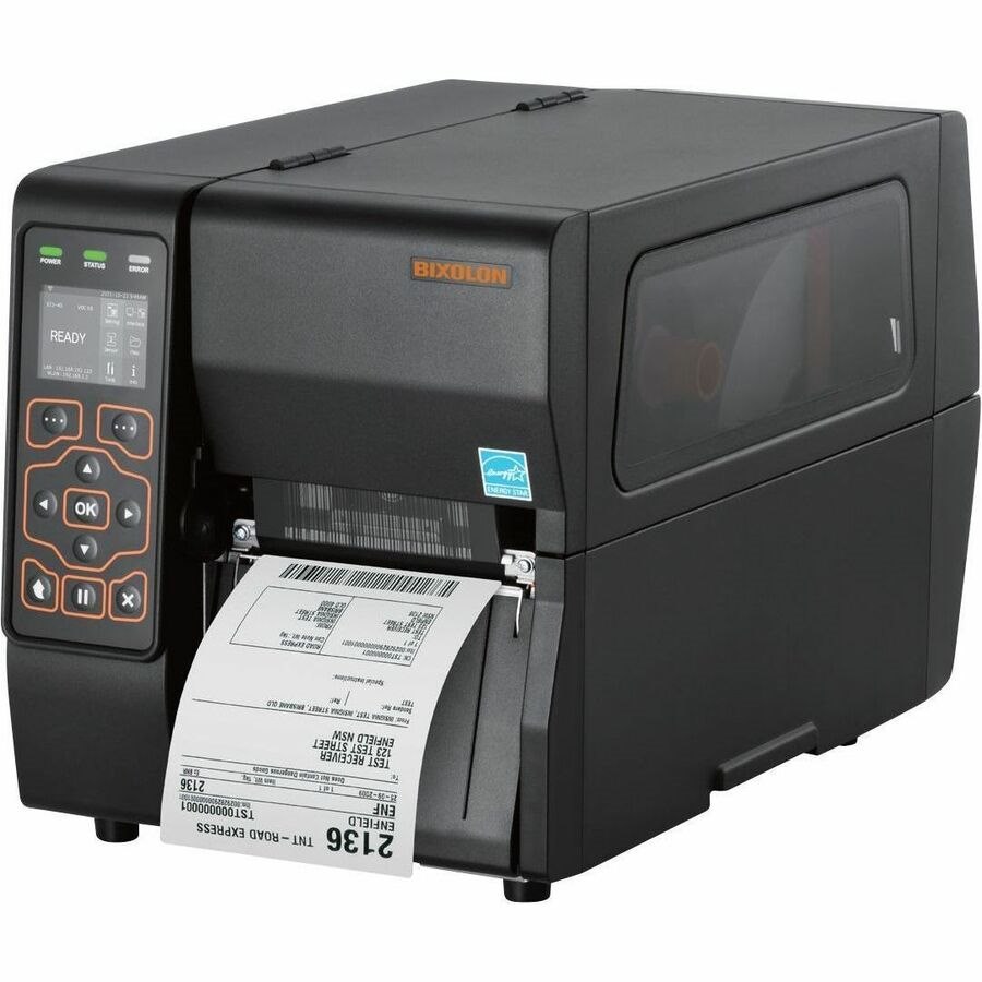 Bixolon XT3-43 Government, Warehouse Direct Thermal/Thermal Transfer Printer - Monochrome - Label/Receipt Print - Fast Ethernet - USB - USB Host - Serial - Bluetooth 5.2 - IEEE 802.11a/b/g/n Wireless LAN
