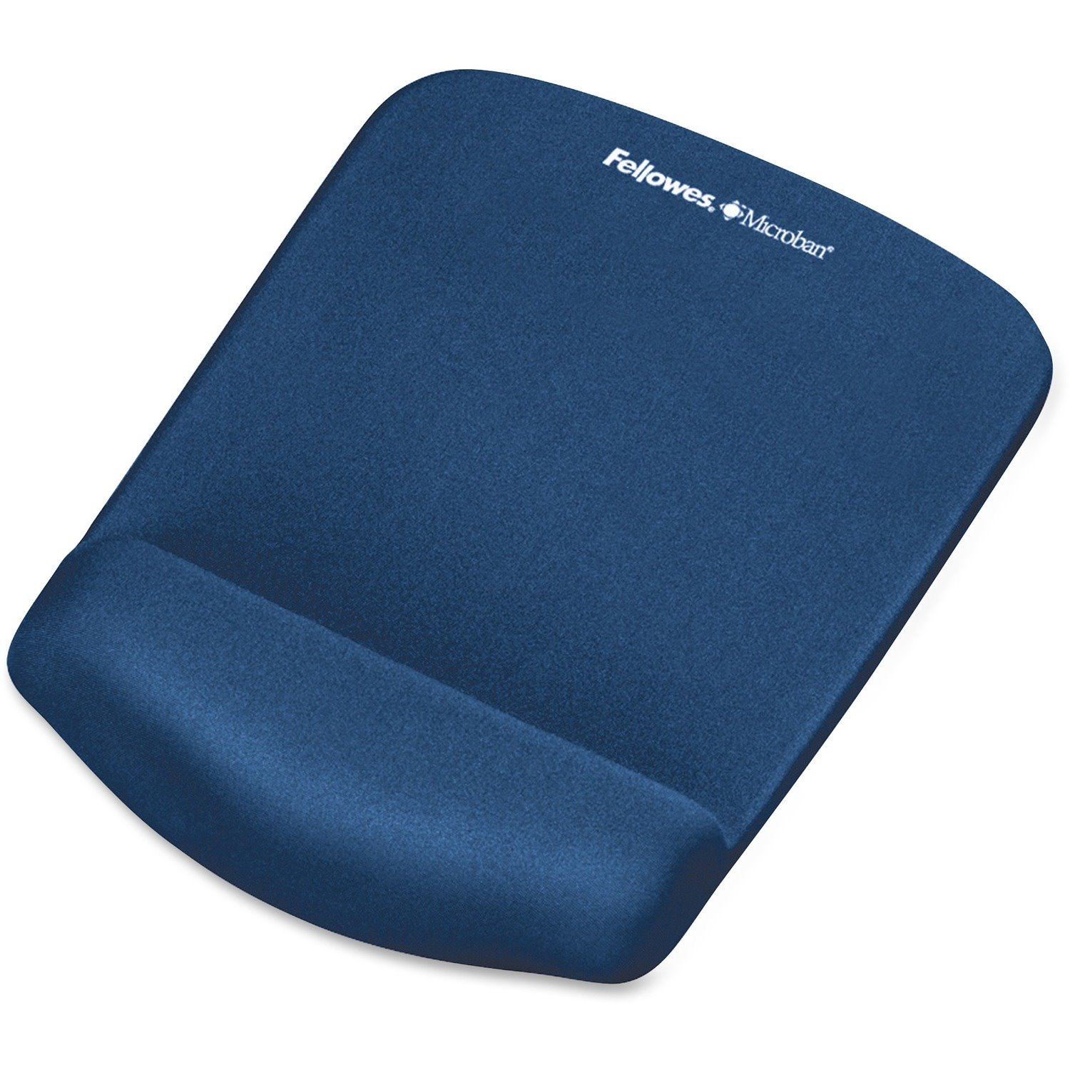 Fellowes&reg; PlushTouch&trade; Foam Mouse Pad Wrist Support with MICROBAN&reg; - Blue (9287301)