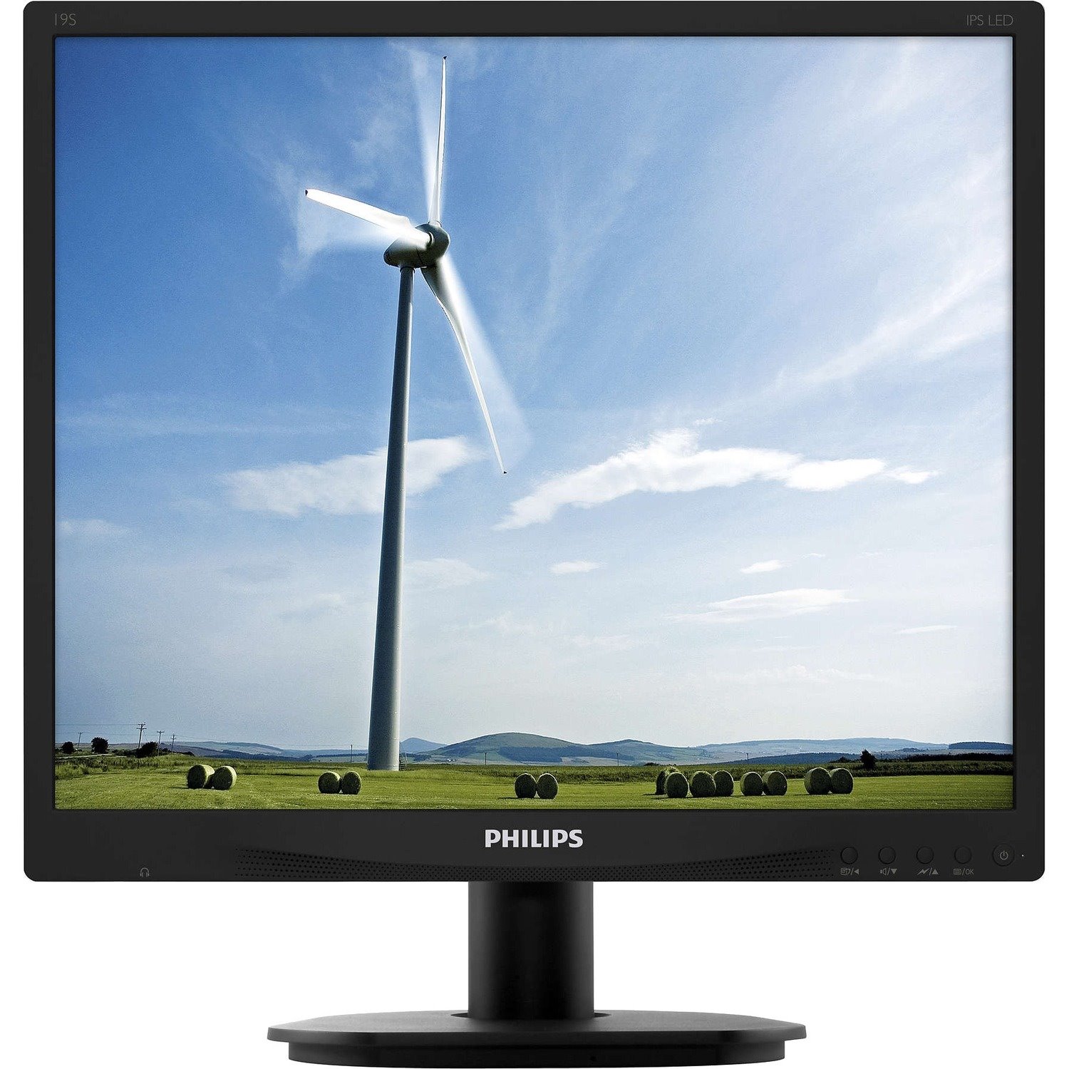 Philips S-line 19S4QAB 19" Class SXGA LCD Monitor - 5:4 - Textured Black