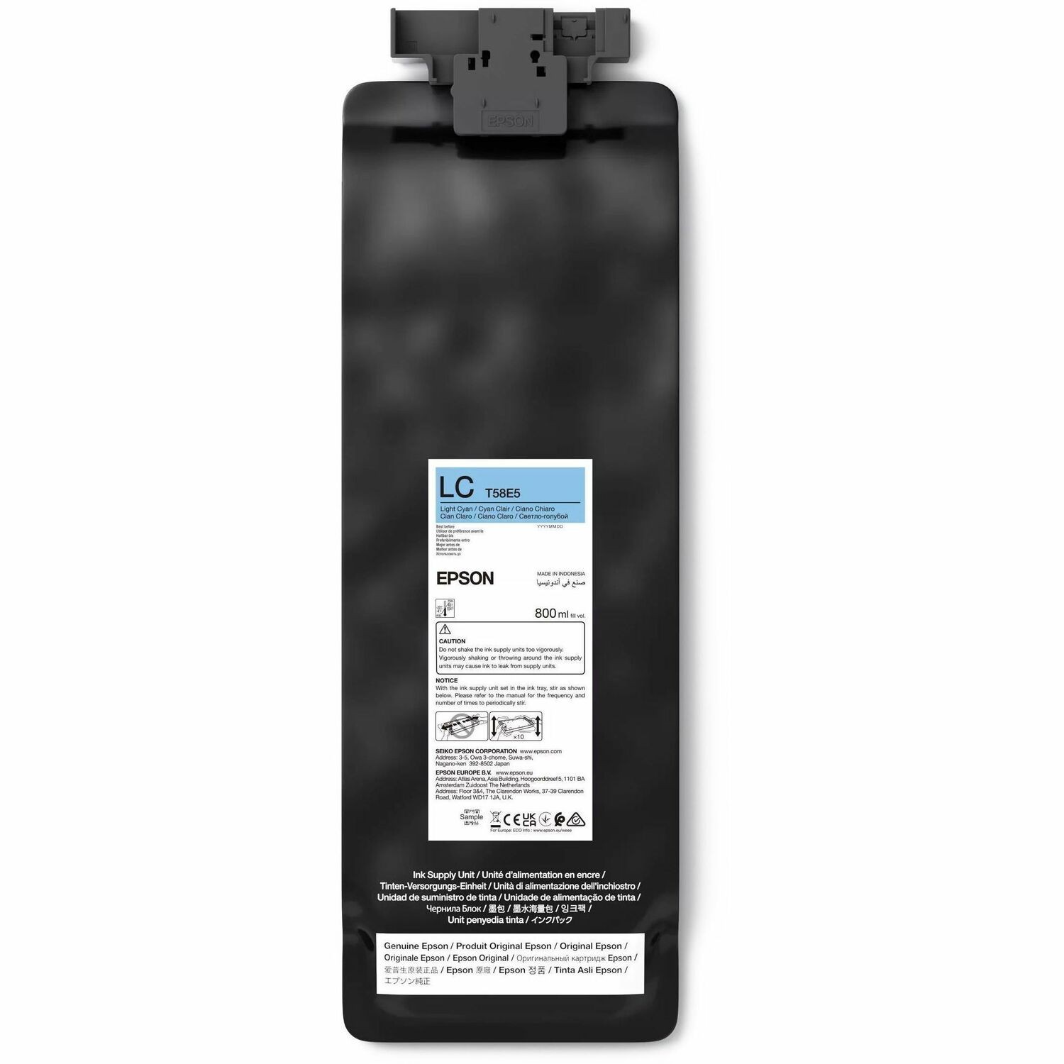 Epson T85E5 Original Inkjet Ink Cartridge - Light Cyan Pack