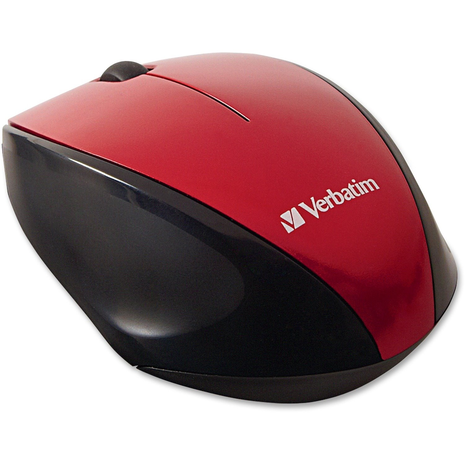 Verbatim Wireless Notebook Multi-Trac Blue LED Mouse - Red