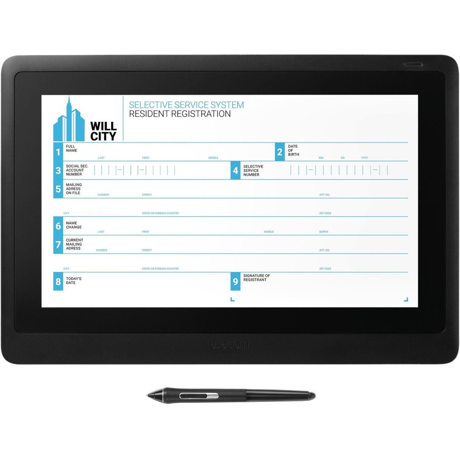 Wacom DTK-1660E FHD Interactive Pen Display