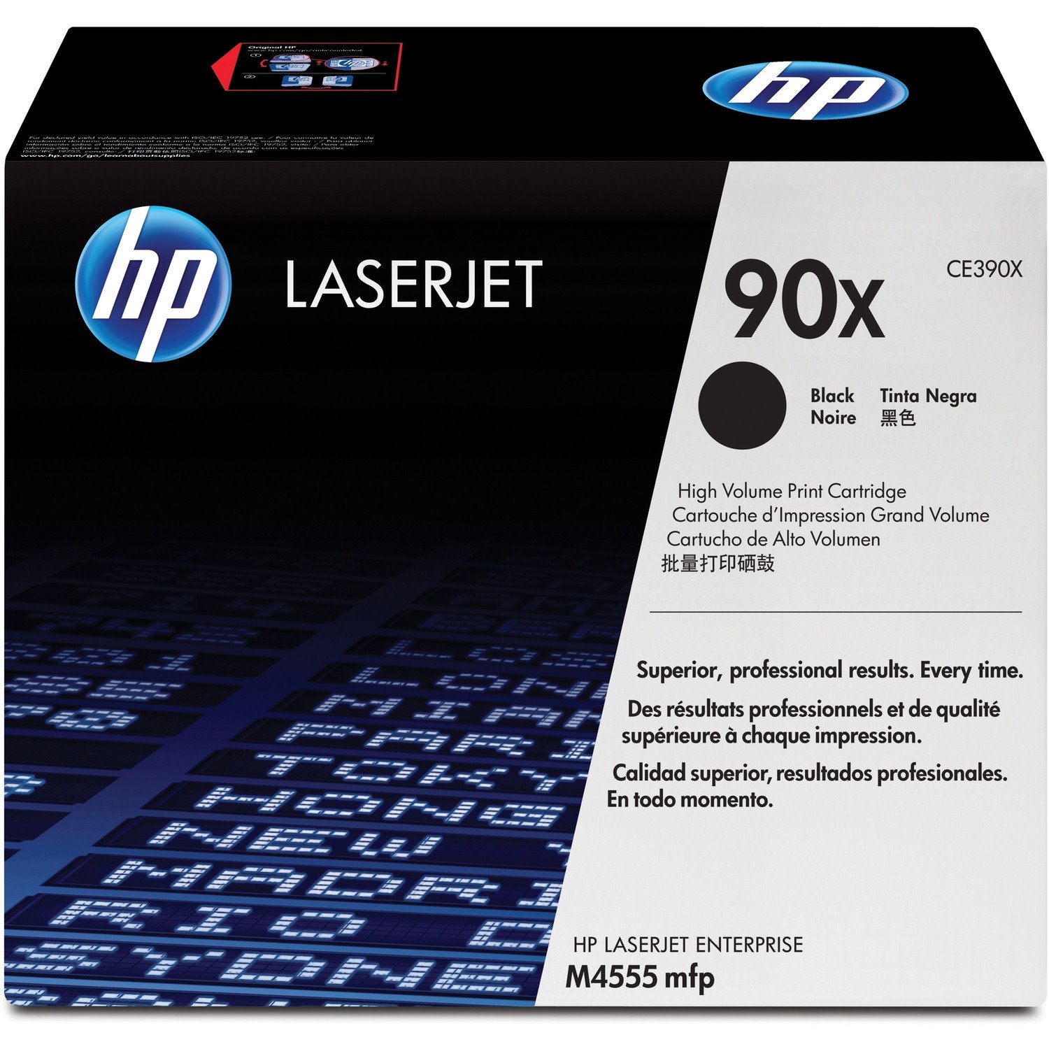 HP 90X Original Laser Toner Cartridge - Black - 1 Each