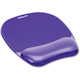 Fellowes® Crystals™ Gel Mouse Pad with Wrist Rest - Purple (91441)