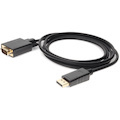 AddOn 6ft DisplayPort 1.2 Male to VGA Male Black Cable For Resolution Up to 1920x1200 (WUXGA)