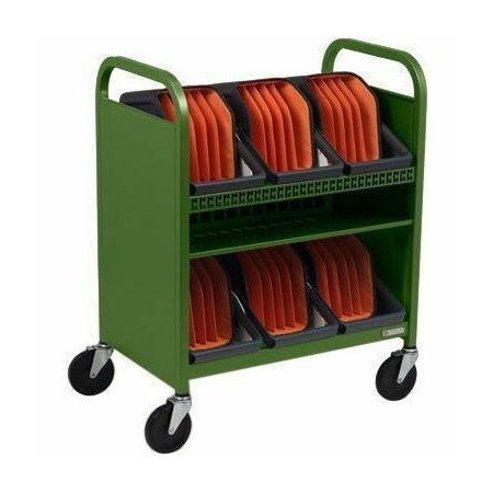 Bretford CUBE Transport Cart with Caddies - TVCT30CAD
