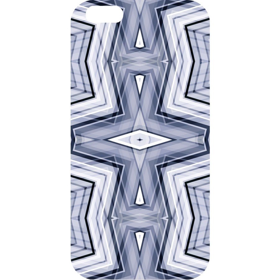 OTM iPhone 6 White Glossy Case New Age Collection, Geometric