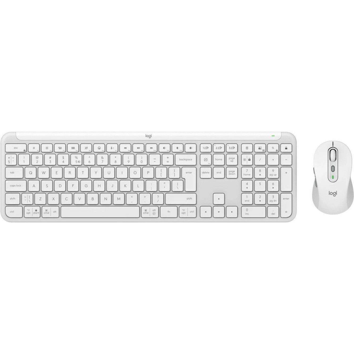 Logitech Signature Slim Combo MK950 - Off White - Central-419 (De)