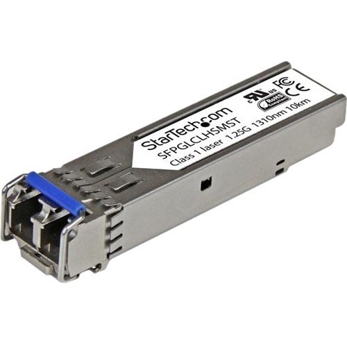 StarTech.com Gigabit Fiber SFP Transceiver Module - Cisco GLC-LH-SM Compatible - SM/MM LC - 10km / 550m - 10 Pack - 1000Base-LX/LH - Mini-GBIC