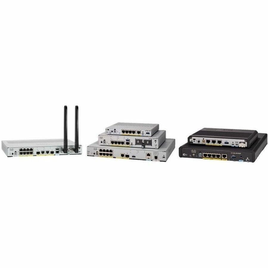 Cisco C1116-4PLTEEAWE Wi-Fi 5 IEEE 802.11ac DSL, Ethernet Wireless Integrated Services Router - Refurbished