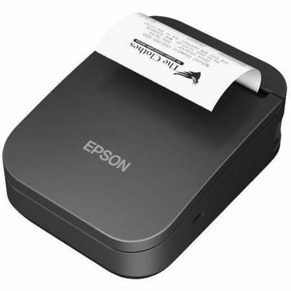 Epson Mobilink Retail, Hospitality, Business Direct Thermal Printer - Monochrome - Portable - Receipt Print - USB - Bluetooth 5.0 - Near Field Communication (NFC) - Black