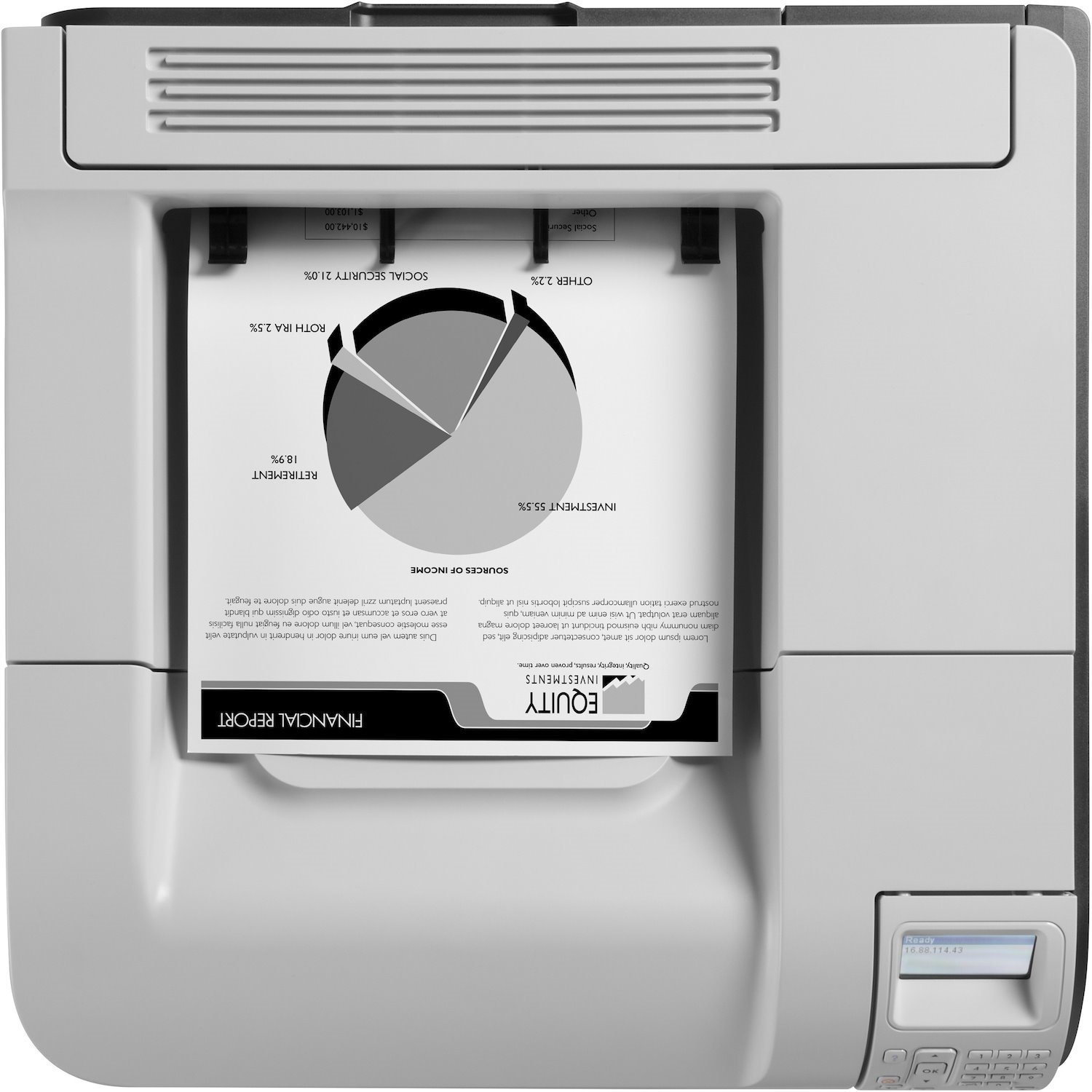 HP LaserJet 600 M603N Desktop Laser Printer - Refurbished - Monochrome