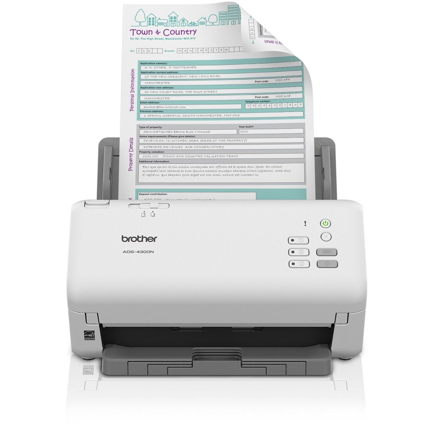 Brother Professional Desktop Scanner ADS-4300N