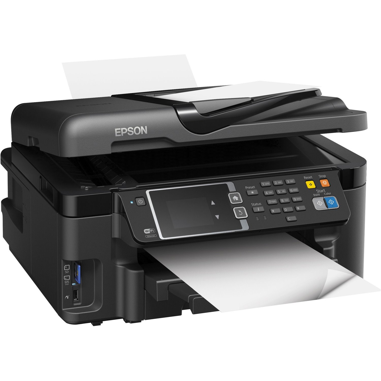 Epson WorkForce WF-3620 Wireless Inkjet Multifunction Printer - Colour