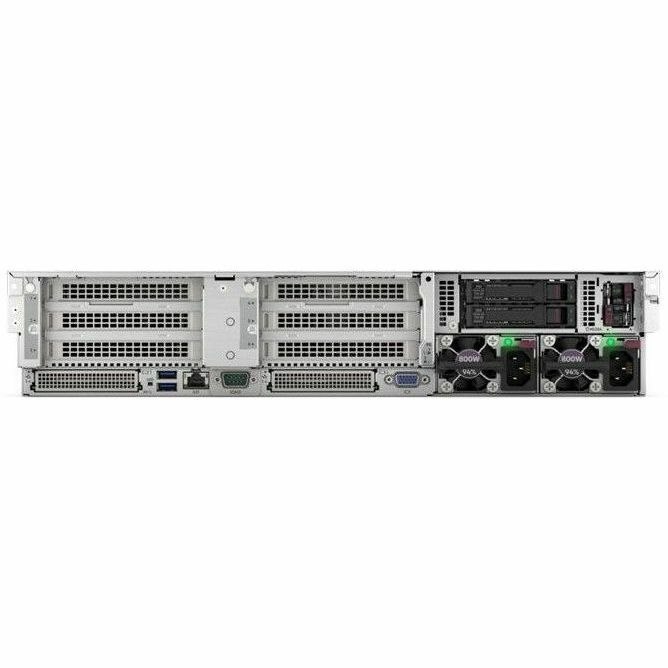 HPE SMART CHOICE ProLiant DL345 G11 2U Rack Server - 1 x AMD EPYC 9354P 3.25 GHz - 256 GB RAM - 3.84 TB SSD - (2 x 1.92TB) SSD Configuration - Serial ATA/600 Controller