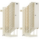 Eaton Tripp Lite Series 16-Device AC Charging Towers for Chromebooks - Open Frame, White, 2 Pack (32 Devices Total)